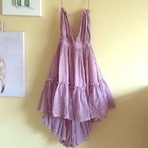 Free people size M beach dress Dusty lavender 🌸🌴